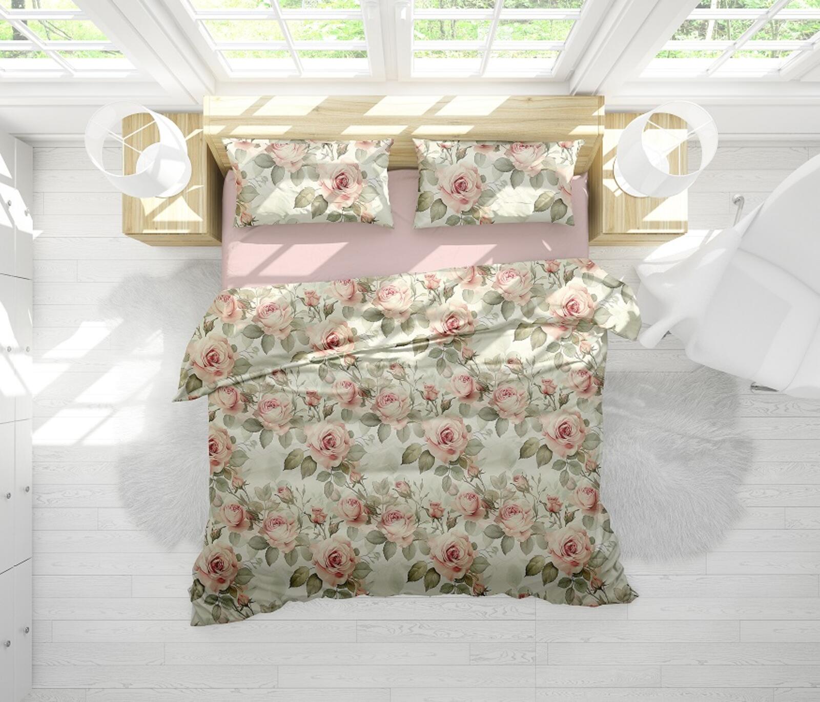 BLOOM 2-PACK FLANNEL DUVET COVER SET Tellini S.r.l. Wholesale Clothing